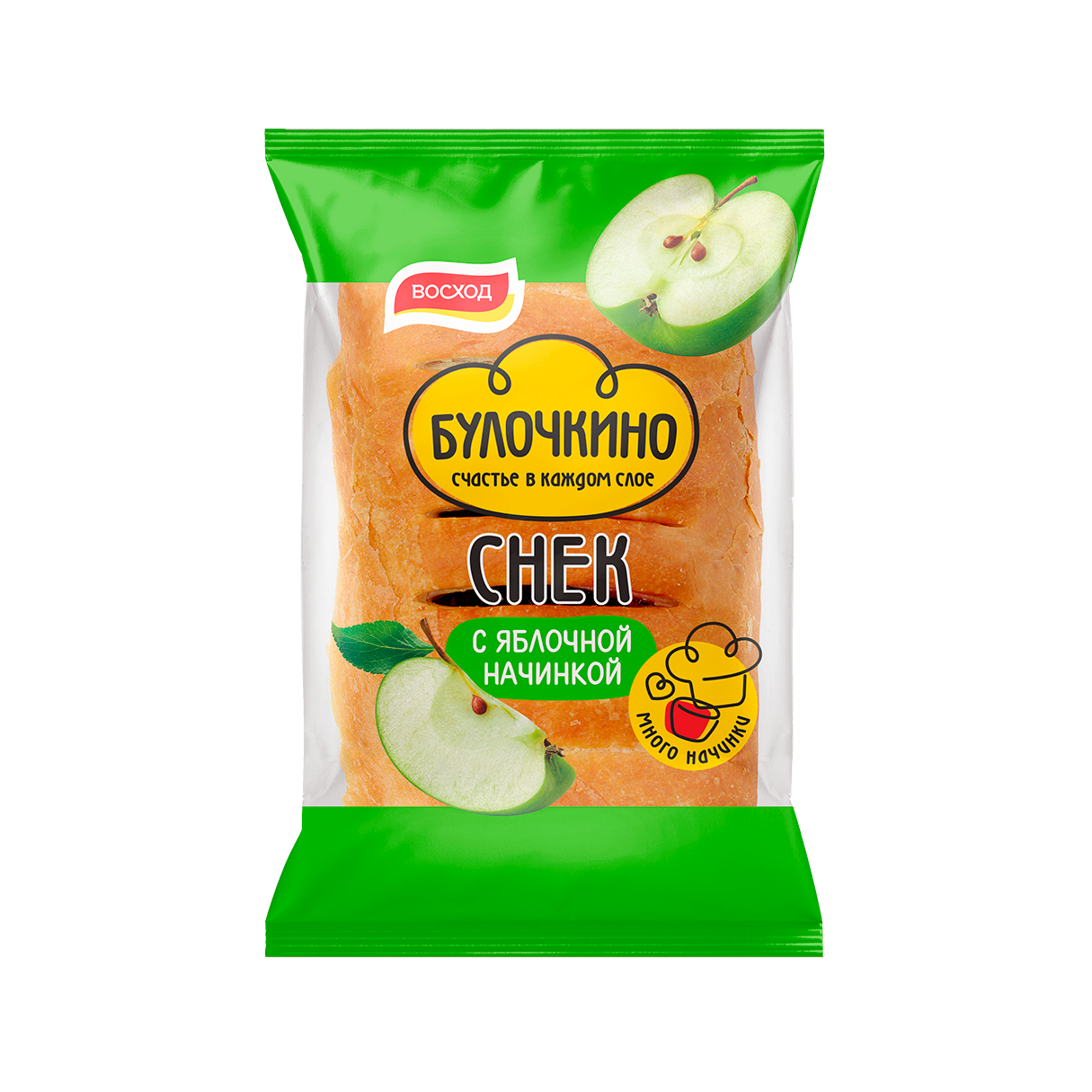 Снек с яблочной начинкой